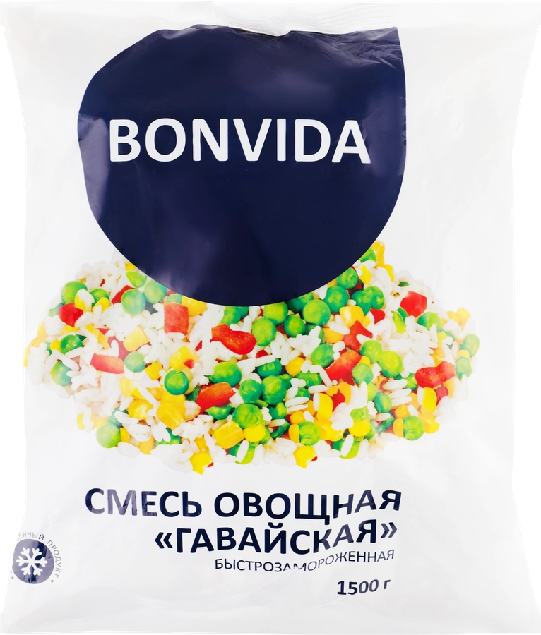 Смесь овощная BONVIDA Гавайская, 1500г