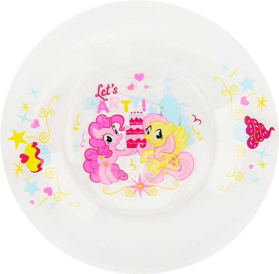 Тарелка MY LITTLE PONY 19,5см, стекло Арт. MLPP195G-1