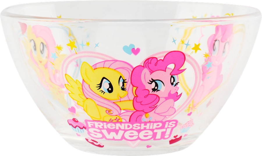 Салатник MY LITTLE PONY 13см, стекло, 250мл Арт. MLPB130G-1