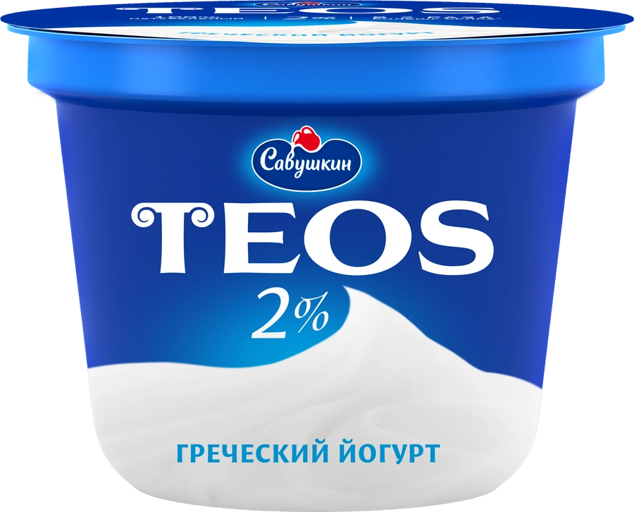 Йогурт TEOS Греческий 2%, без змж, 250г