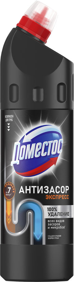 Средство для устранения засоров в трубах DOMESTOS, 750мл