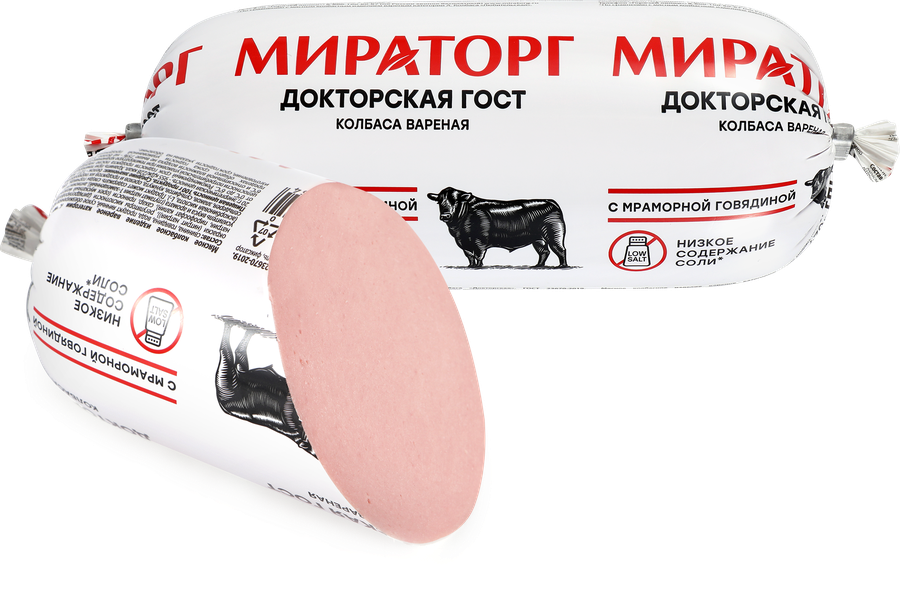 Колбаса вареная МИРАТОРГ Докторская, 470г