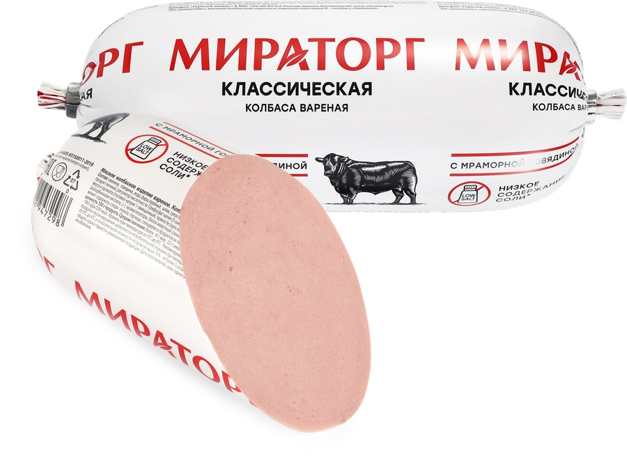 Колбаса вареная МИРАТОРГ Классическая, 470г