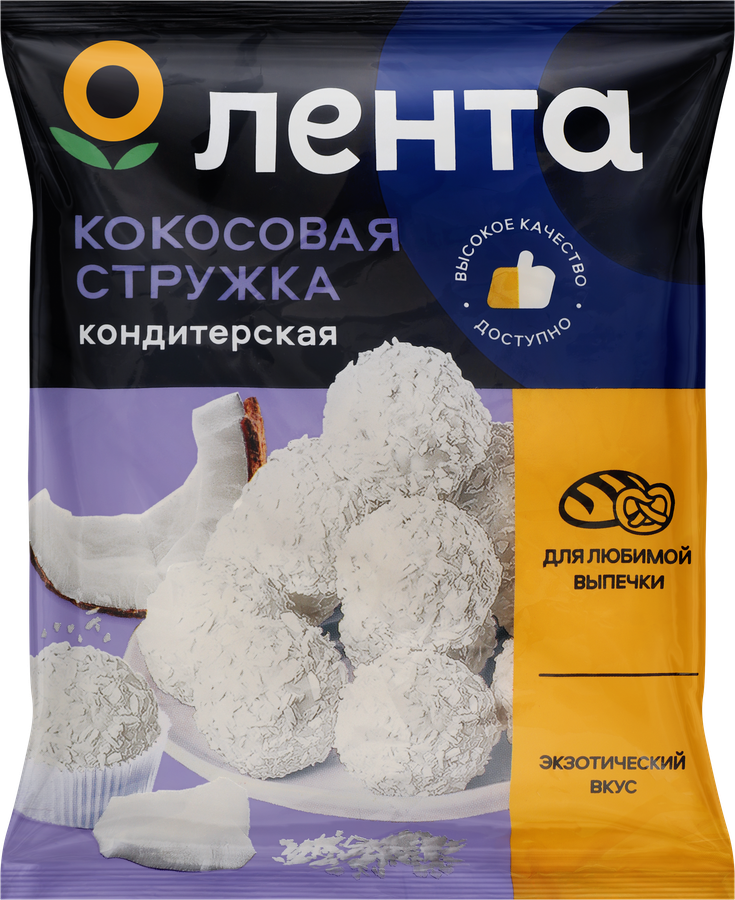 Кокосовая стружка ЛЕНТА, 80г
