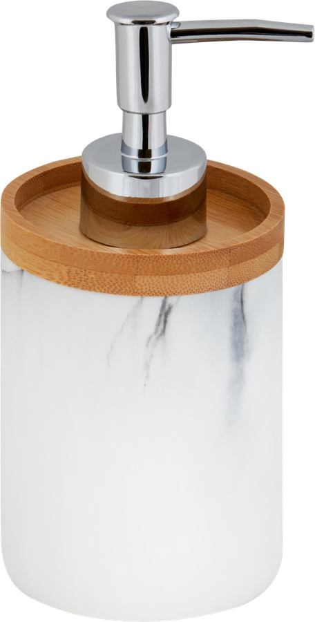 Дозатор для мыла HOMECLUB Marble, полирезина, дерево Арт. LK2073101R