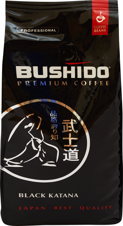 Кофе зерновой BUSHIDO Black Katana, 1кг