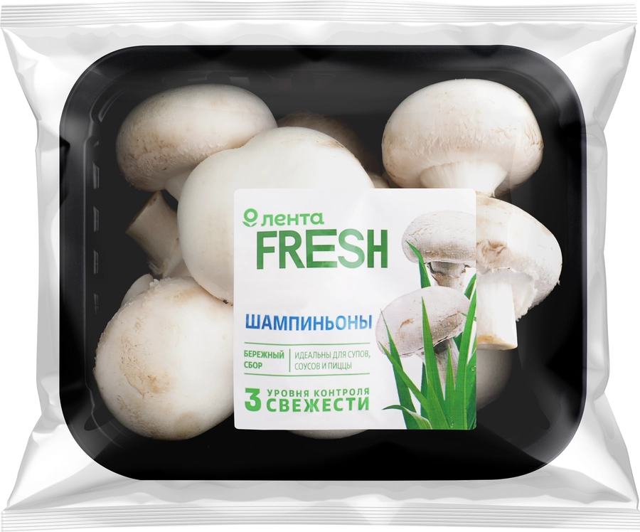 Шампиньоны ЛЕНТА FRESH, 250г