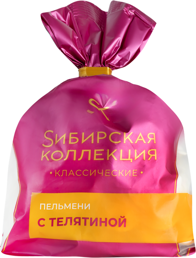 Пельмени СИБИРСКАЯ КОЛЛЕКЦИЯ с телятиной, 700г