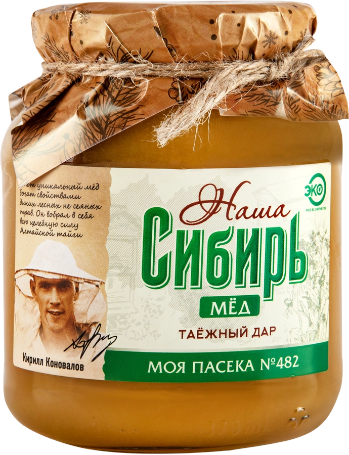 Мед НАША СИБИРЬ Таежный дар, 500г