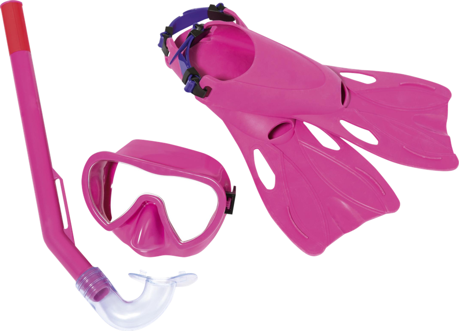 Набор для ныряния BESTWAY Hydro-Swim, маска, трубка и ласты, Арт. 25039
