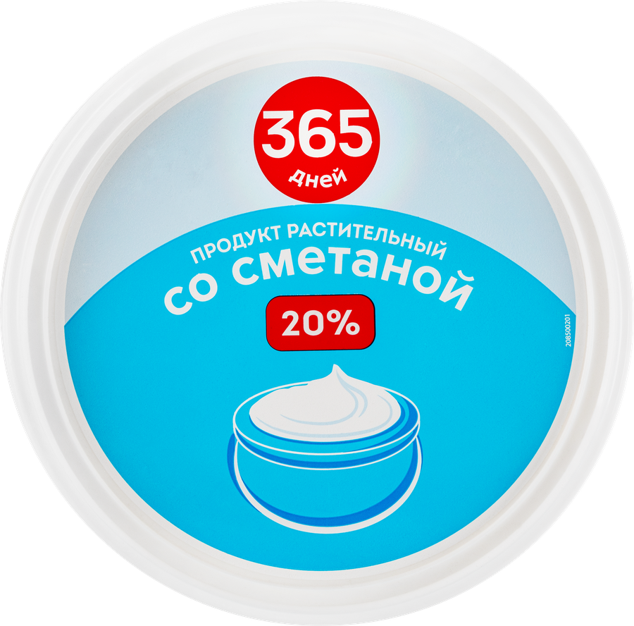 Продукт растительный со сметаной 365 ДНЕЙ 20%, с змж, 900г, превью