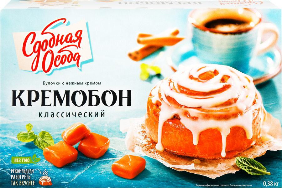 Пирог СДОБНАЯ ОСОБА Кремобон классический, 380г