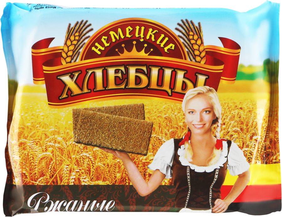 Хлебцы ржаные ДЕЛИКАТ Немецкие, 100г