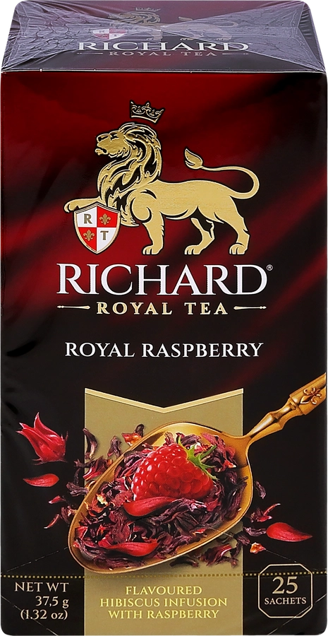 Чай фруктово-травяной RICHARD Royal Raspberry, 25пак