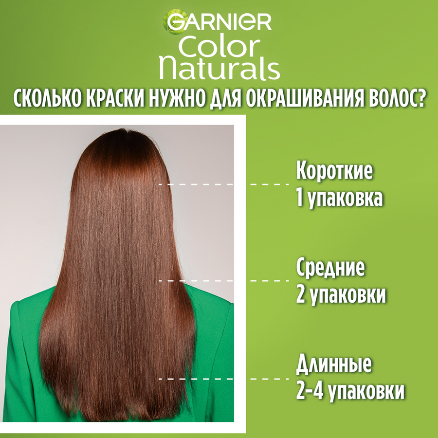 Краска для волос COLOR NATURALS 1.10 Холодный черный, 110мл, превью