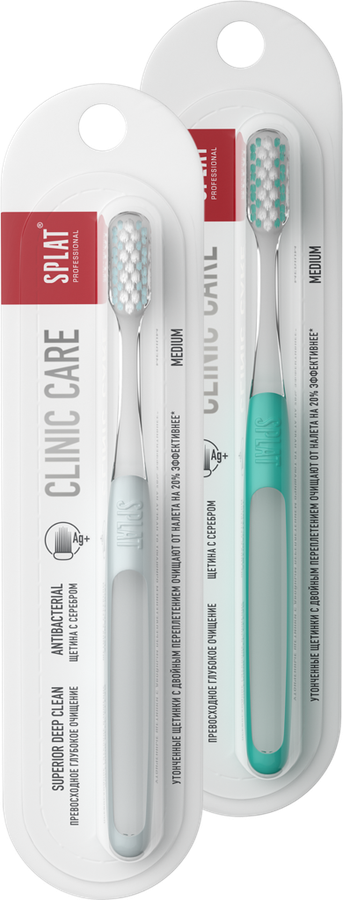 Зубная щетка SPLAT Clinic care, средней жесткости, превью