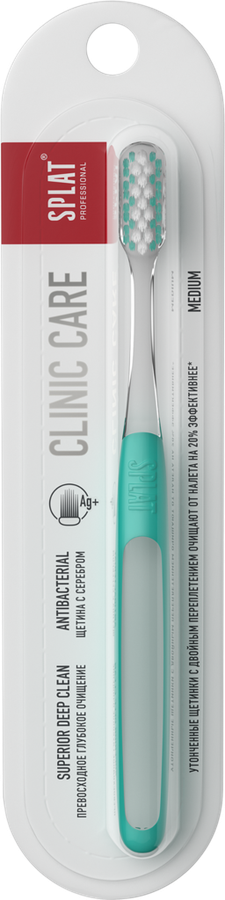 Зубная щетка SPLAT Clinic care, средней жесткости, превью