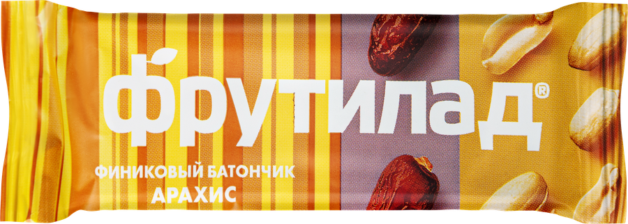 Батончик фруктовый ФРУТИЛАД Фруктовая энергия, финиковый с арахисом, 42г