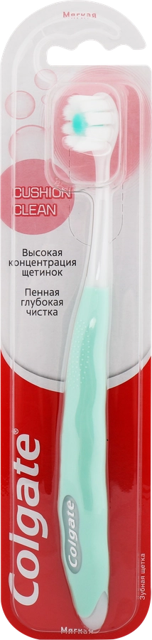 Зубная щетка COLGATE Cushion clean, мягкая