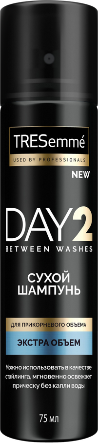 Шампунь сухой для волос TRESEMME Day 2 экстраобъем, 75мл, превью
