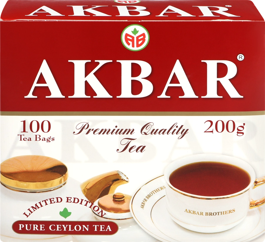 Чай черный AKBAR Limited Edition, 100пак