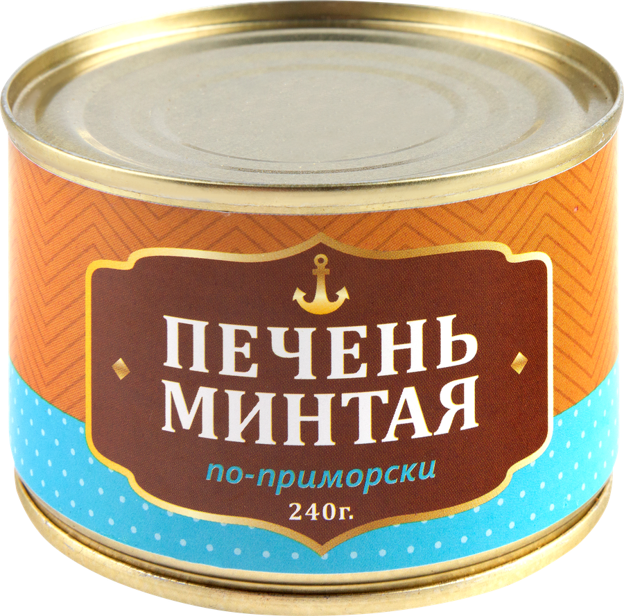 Печень минтая По-приморски, 240г