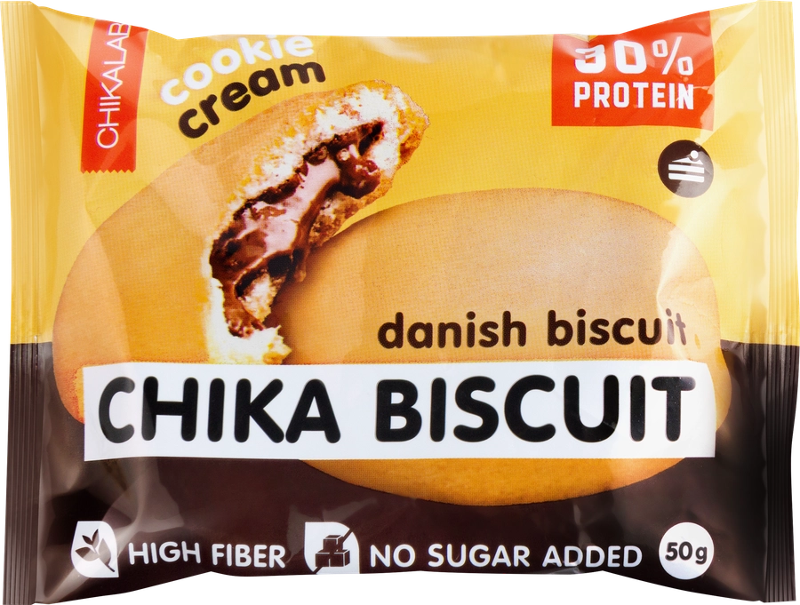 Печенье бисквитное CHIKALAB Danich Biscuit, неглазированное, 50г