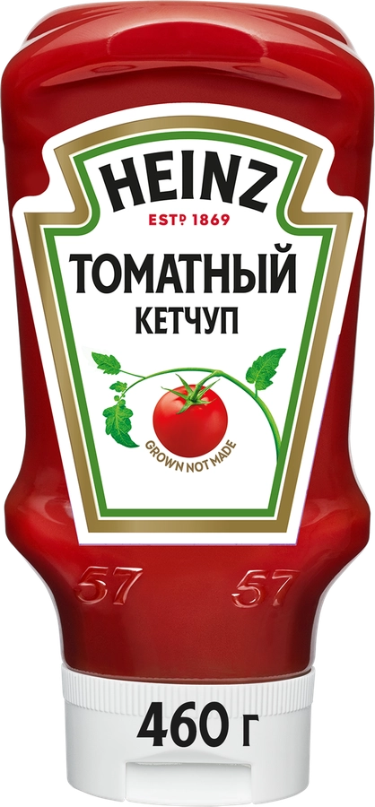 Кетчуп HEINZ Томатный, 460г