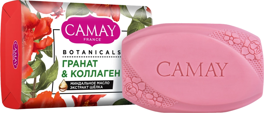 Туалетное мыло CAMAY Botanicals Цветы граната, 85г