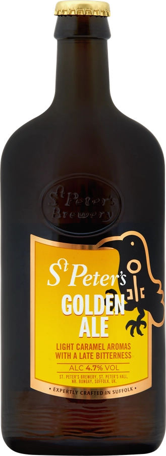 Пиво светлое ST.PETER'S Golden Ale фильтрованное пастеризованное 4,7%, 0.5л