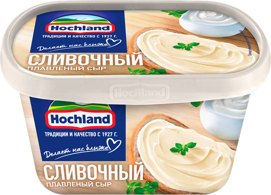 Сыр плавленый HOCHLAND сливочный 55%, без змж, 400г