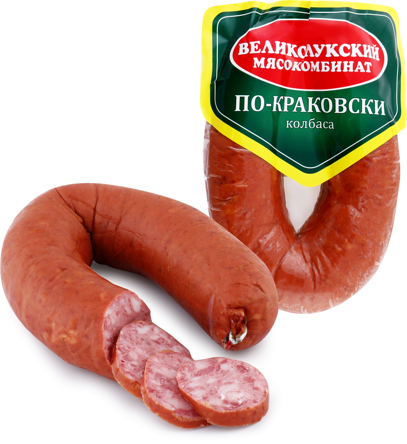 Колбаса полукопченая МК ВЕЛИКОЛУКСКИЙ По-краковски, 300г