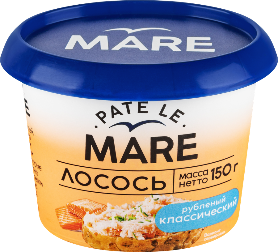 Лосось PATE LE MARE классический рубленый, 150г