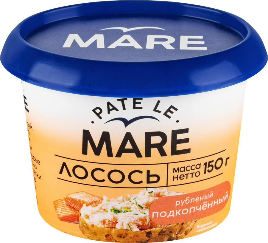 Лосось PATE LE MARE подкопченный рубленый, 150г