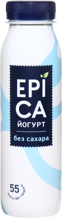 Йогурт питьевой EPICA Натуральный 2,9%, без змж, 260г