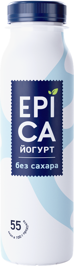 Йогурт питьевой EPICA Натуральный 2,9%, без змж, 260г