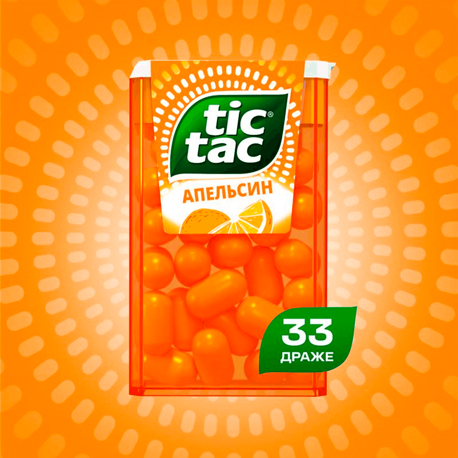 Драже TIC-TAC Апельсин, 16г, превью