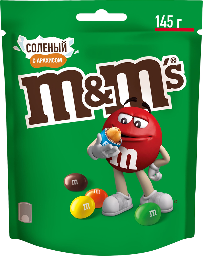 Драже M&M'S Соленый арахис, 145г
