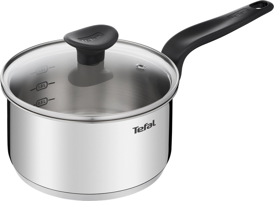 Ковш с крышкой TEFAL Primary d=16см, нержавеющая сталь, 1.5л Арт. E3082274