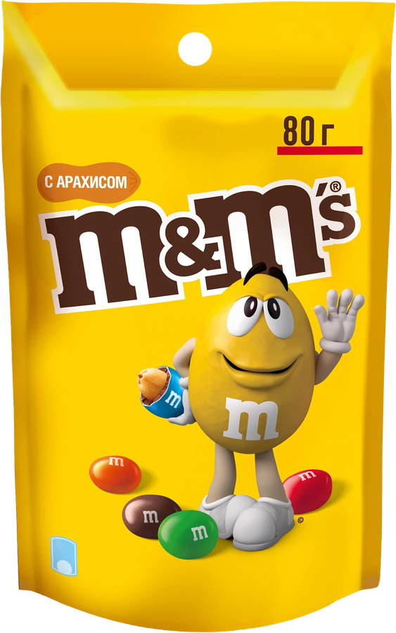 Драже M&M'S Арахис, 80г