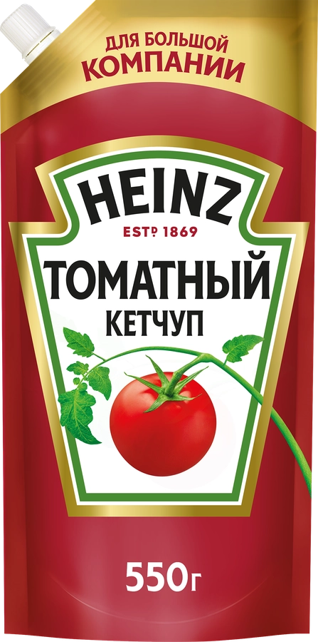 Кетчуп HEINZ Томатный, 550г