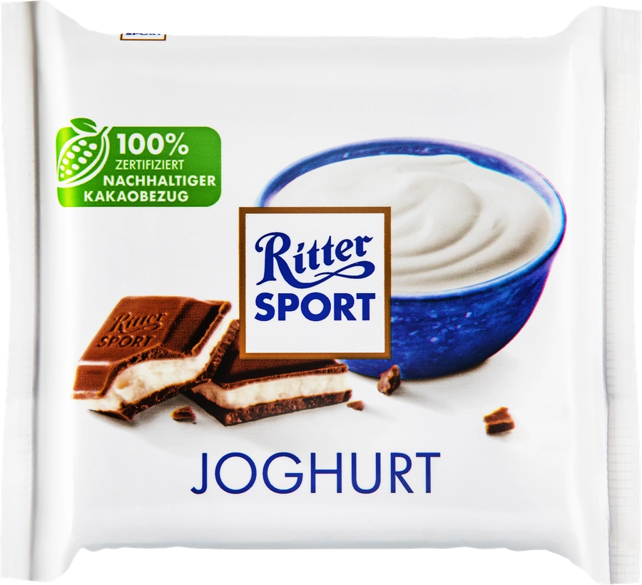 Шоколад молочный RITTER SPORT Йогурт, 100г