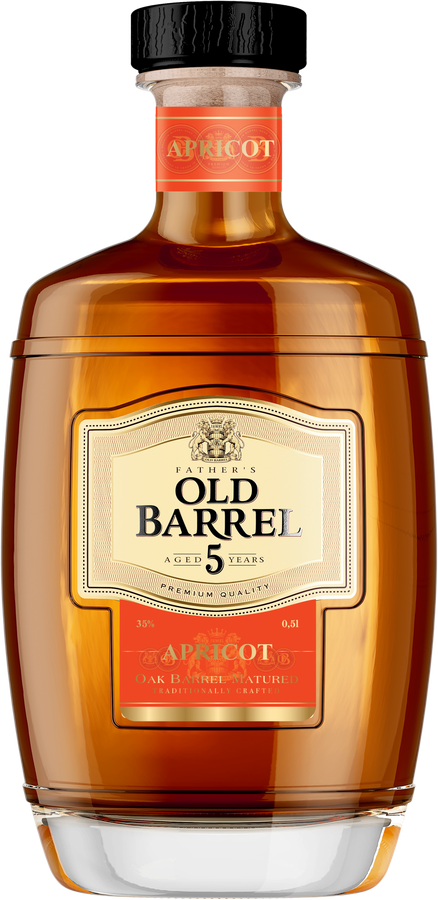 Аперитив FATHER'S OLD BARREL Apricot 35%, 0.5л