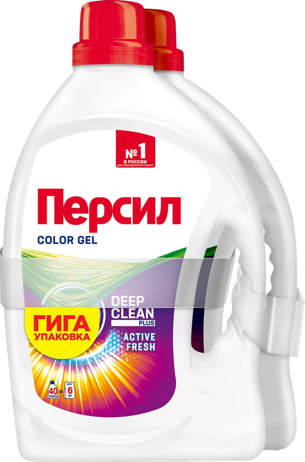 Гель для стирки ПЕРСИЛ Color, 2x2.6л, 5,2л