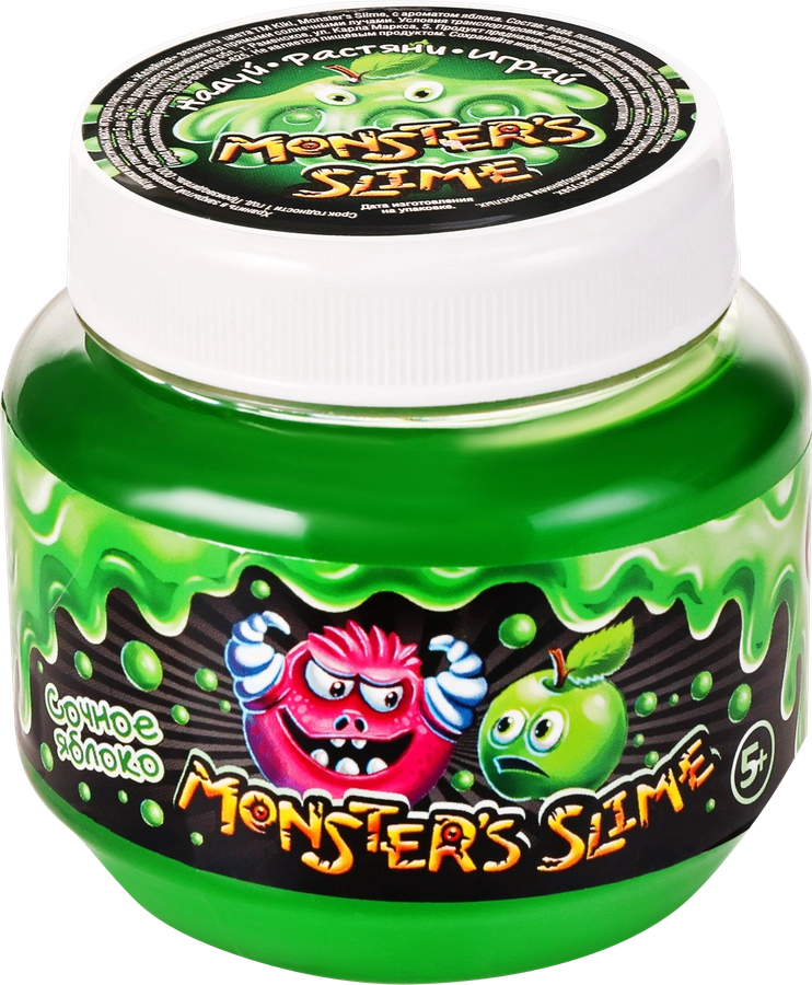 Игрушка MONSTER'S SLIME Слайм из пластичной массы, в ассортименте, 250мл