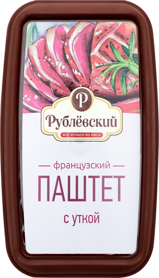 Паштет РУБЛЁВСКИЙ Французский с уткой, 175г