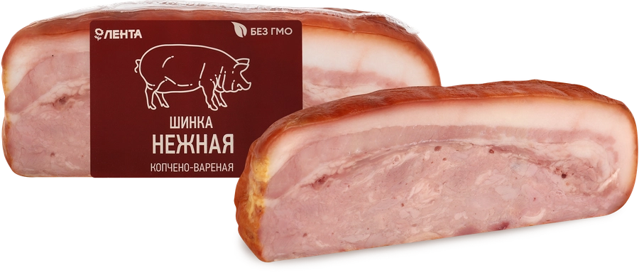 Шинка копчено-вареная ЛЕНТА, 300г