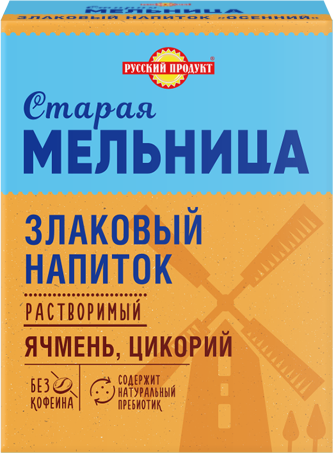 Напиток злаковый растворимый СТАРАЯ МЕЛЬНИЦА Ячменный с цикорием, 100г