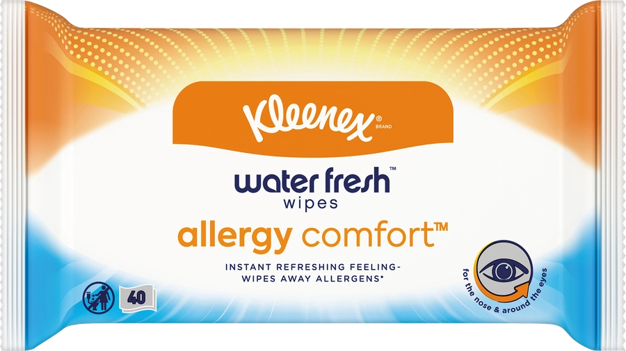 Салфетки влажные KLEENEX Allergy Comfort, 40шт