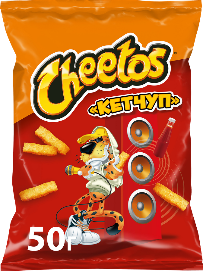 Снеки кукурузные CHEETOS Кетчуп, 50г